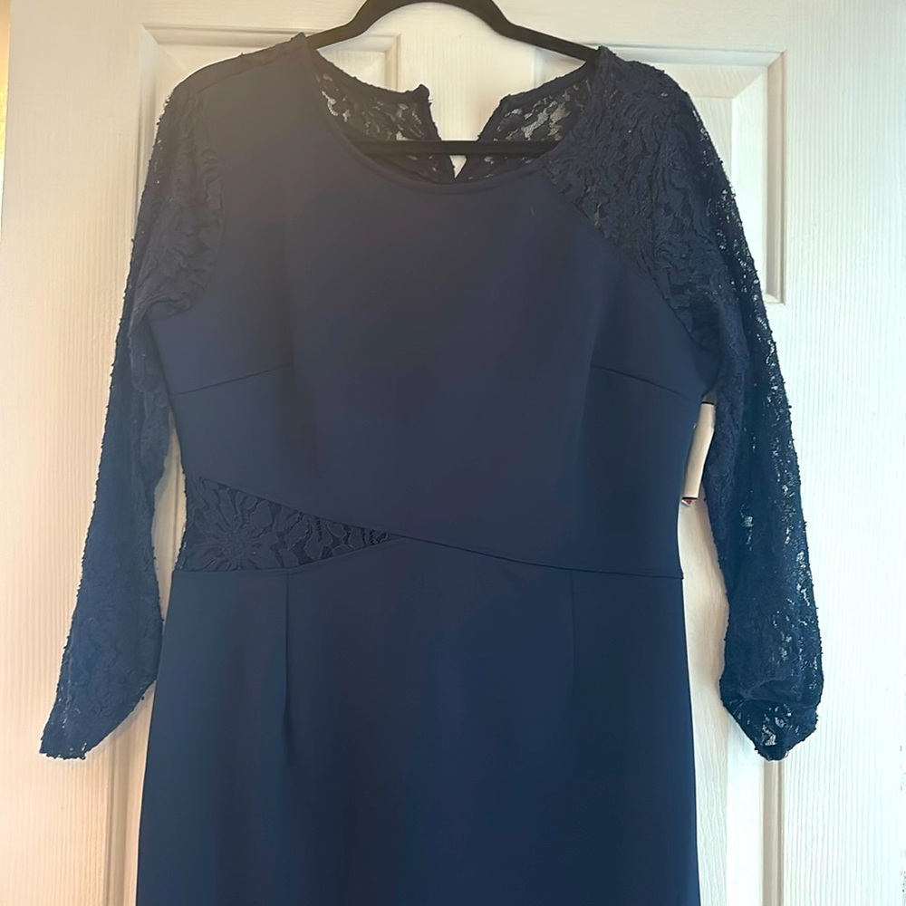 Navy blue dress